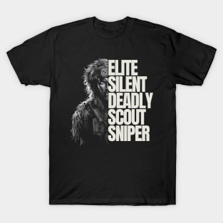 Elite Silent Deadly Scout Sniper T-Shirt